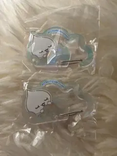 しずくちゃん　アクリルカラビナ　みるみるちゃん　2点セット　ガチャガチャ