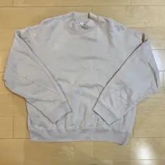 UNIQLO U スウェット　モックネック　ベージュ　Lサイズ