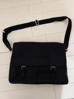 廃盤希少 PORTER B印YOSHIDAブラックキャンバス ショルダーバッグ 