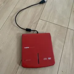 Logitec DVD-ROMドライブ 本体 レッド　LDV-P8U2LRDのサムネイル