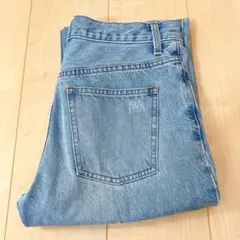 ユニクロ　ストレートジーンズ　63BLUE　WOMEN24