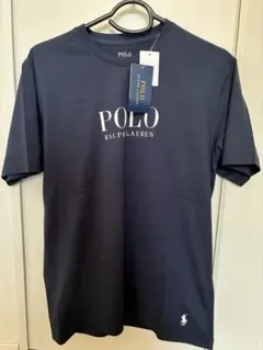 ポロ　ラルフローレン ロゴ　Tシャツ　　タグ付き　ネイビー　M