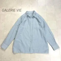 GALERIE VIE★美品★コットンサッカー ワイドシャツのサムネイル