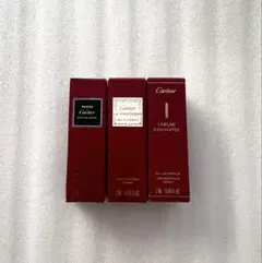 Cartier 香水 サンプル 3種セット 2ml