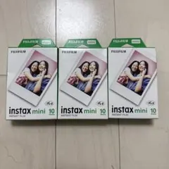 FUJIFILM instax mini フィルム 10枚×3パック