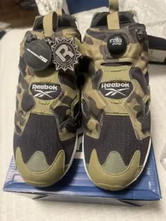 A BATHING APE エイプ リーボック ポンプヒューリー 26.5 中古 - メルカリ