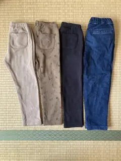 ユニクロ　キッズ ボトムス 4点セット 110cm