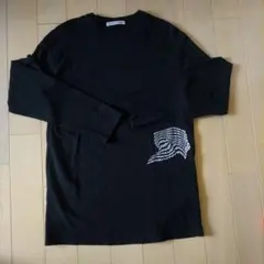 アレキサンダーワン Tシャツ ロングスリーブ グラフィックロゴ モード系　XSのサムネイル