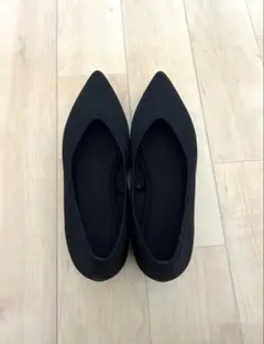 GUウォッシャブルニットフラットシューズ