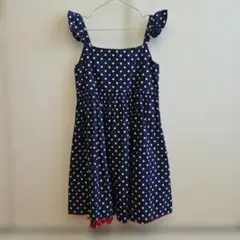 【SALE】jenni love ドット柄 肩フリルワンピースのサムネイル