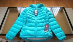 ☆adidas アディダス 軽量 ダウンジャケット M ブルー 未使用タグ付き☆