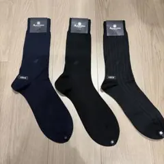 【美品】Aquascutum 抗菌防臭ソックス3足セットのサムネイル