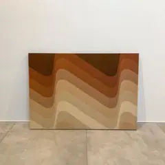 Vintage art ヴィンテージ ファブリック アート 抽象画 デザイン