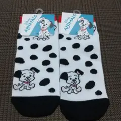 レディース キッズ Disney 101匹わんちゃん 靴下 ソックス 2足セット