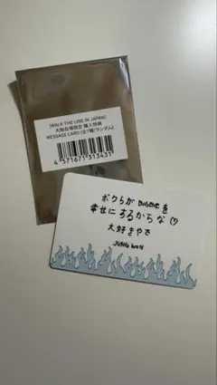 WALK THE LINE IN JAPAN 大阪会場限定購入特典 ジョンウォン