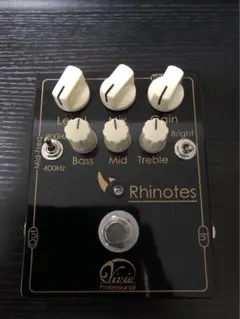 【生産終了】Vive Rhinotes ライノーツ　プリアンプ ベースオーバードライブ】-ViVie-きめ細かな質感、サウンド