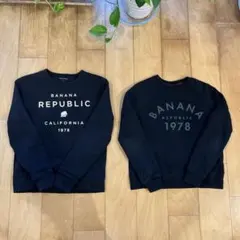 Banana Republic トレーナー 2枚セット ブラック