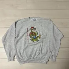 SANTEE ドラゴン MERRY CHRISTMAS スウェット 古着