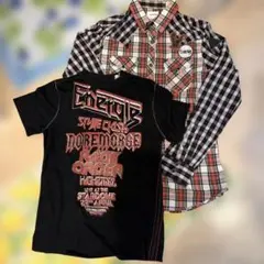ENERGIE ヘビメタ風シャツ　Tシャツのサムネイル