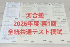 河合塾 2024年度全統共通テスト 高2模試2025年2月実施 - メルカリ