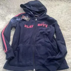 新品Y2K グランジ マクブリング 古着 PLAYBOY フリース パーカー