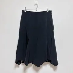 ロートレアモン　スカート　フレア　マーメイド　アシメ　黒　オフィス　シンプルのサムネイル