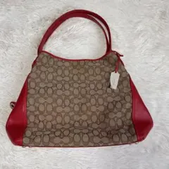 コーチ ミニシグネチャー柄 ワンショルダーバッグ ホーボーバッグ 6618