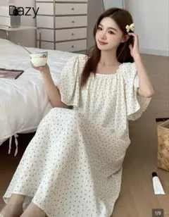 【美品】 SHEIN パジャマ ルームウェア ワンピース