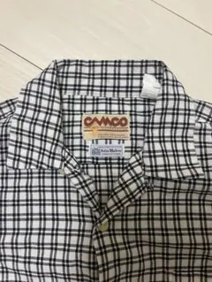 CAMCO India Madras 半袖シャツ チェック M
