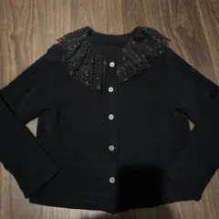 COMME CA FILLE ブラックカーディガン 130cm