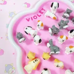 【即購入OK】 犬さん10個セット デコパーツ