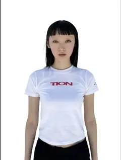TION ホワイト Tシャツ サイズ2 takato harasima