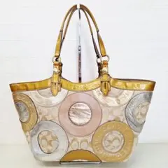 COACH コーチ ラウラ シークレット アドマイヤー トートバッグ 