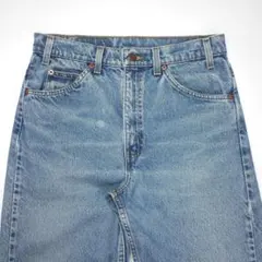 90sビンテージ505リーバイス ヒゲ デニムパンツ赤文字レギュラー ストレート