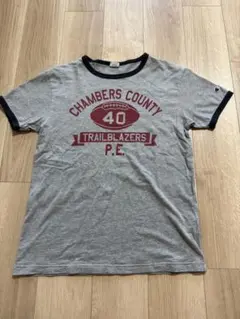 Champion 半袖リンガーTシャツ　チャンピオン　フットボール　Lサイズ