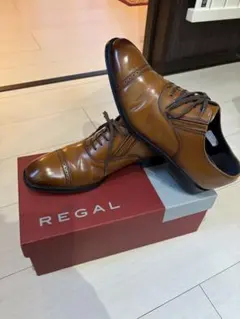 REGAL ブラウン ドレスシューズ