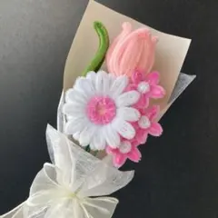핸드메이드 몰 플라워 꽃다발 핑크 계열