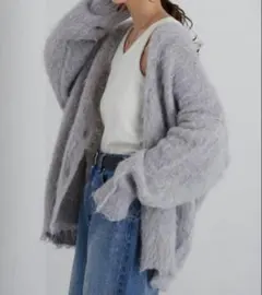 COLONY2139 シャギーVネックビッグカーディガン