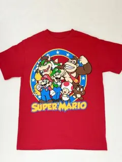 【新品未使用】スーパーマリオ Tシャツ キッズ 130（サイズ8）赤のサムネイル