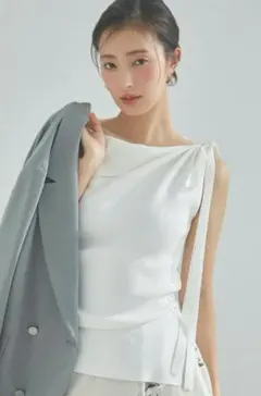 ボートネック ニット