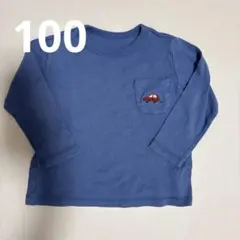 キッズ 長袖Tシャツ 車 100㎝　ユニクロ