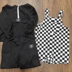 SHEIN ベビー服 2-3y セットアップ サロペット 2点