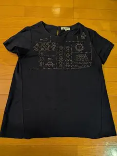 STUDIO PICONE 半袖カットソー ネイビーカラー