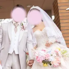 ウェディングベール/ベールダウン可 コーム式