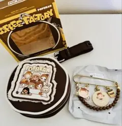 新品 POPBEAN CoffeeFactory カスタムブローチバッグ