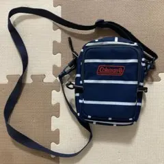 Coleman ショルダーバッグ ドット柄 コンパクト　美品