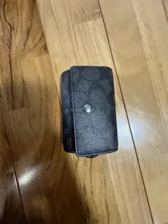 あこ様専用 COACH ブラックレザー キーケース