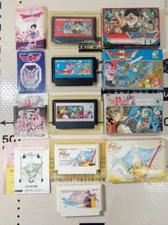 ファミコン RPG 5本セット ドラクエII・III・IV / FFIII ff