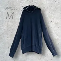 UNIQLO ユニクロ スウェットプルパーカー 黒 ブラック M