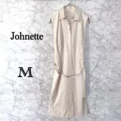 ジョネット レディース ジャケット サイズ2 M相当 アイボリー 綿 ナイロン